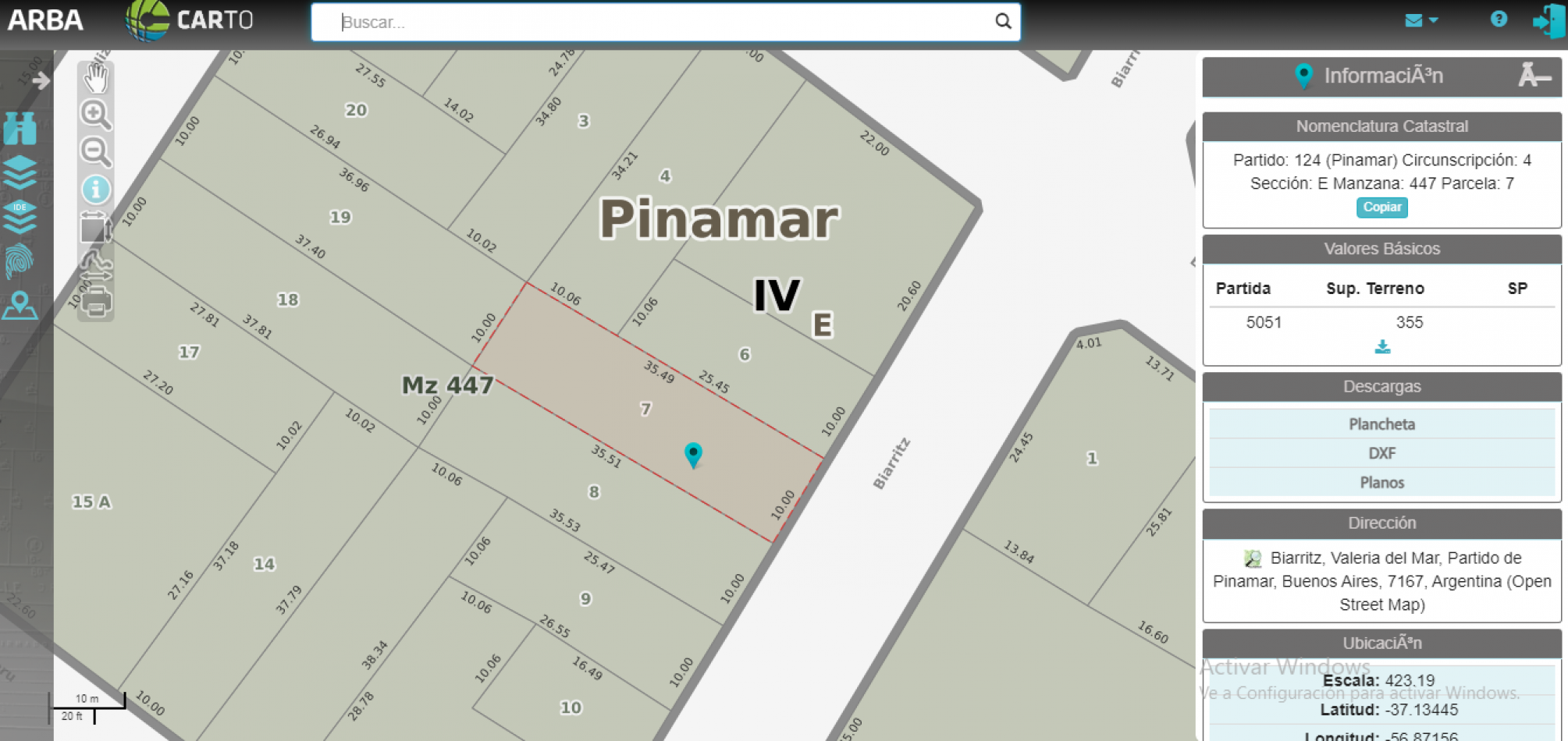 DOS lotes multifamiliares sobre Av. Biarritz al 500, Mar de Ostende (Pinamar)