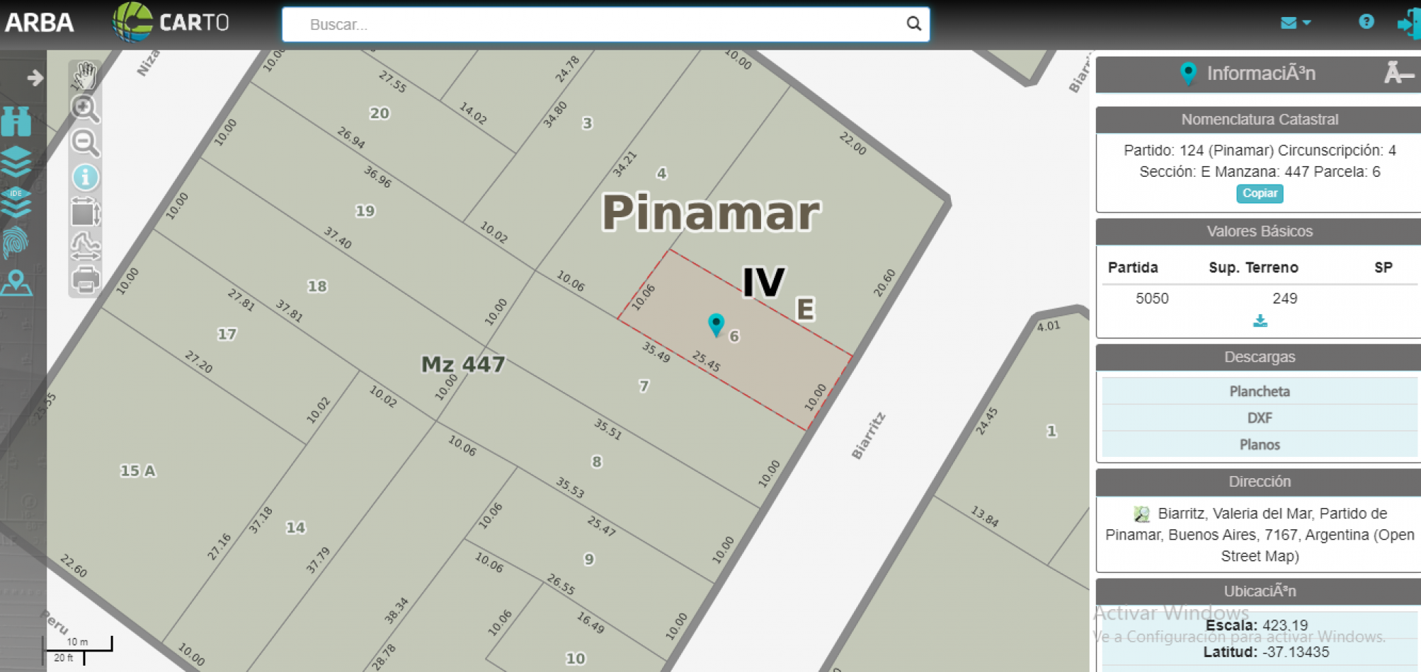 DOS lotes multifamiliares sobre Av. Biarritz al 500, Mar de Ostende (Pinamar)