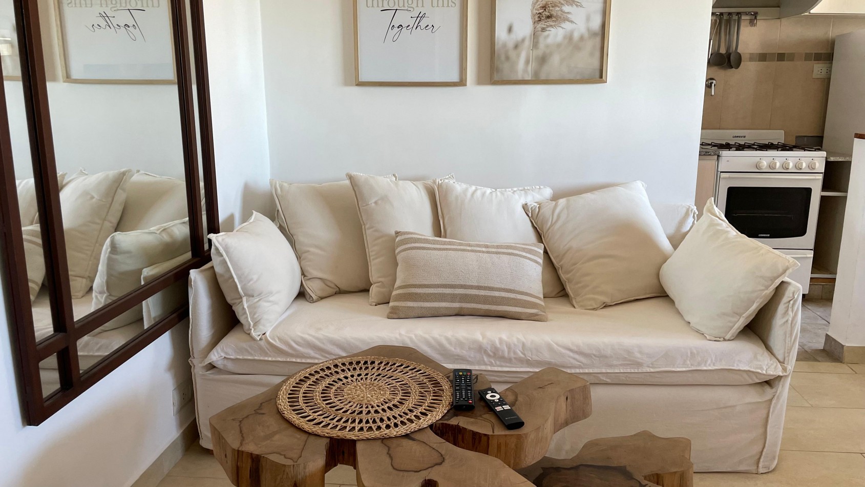 Hermoso departamento con vista al mar, 3 ambientes, gas natural, cochera, zona Muelle 
